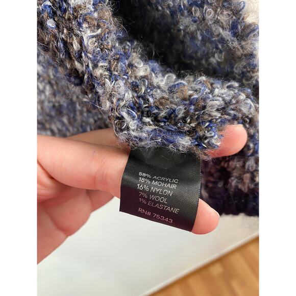 Italian Made Silvia Novelli Mohair Wool Blend Cardigan Sweater - Picture 4 of 6